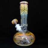 Gold & Silver Fumed Squiggle Bubble Base 32x4