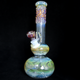 Gold & Silver Fumed Squiggle Double Bubble Base 32x4