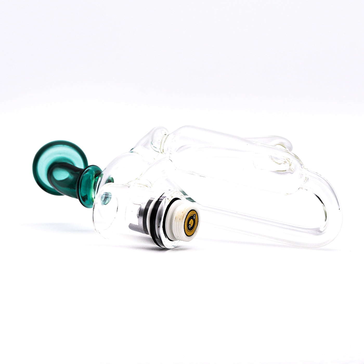 Glass Dab Rig Kit | Mini Dual Bubbler with 16mm Titanium Nail | DW